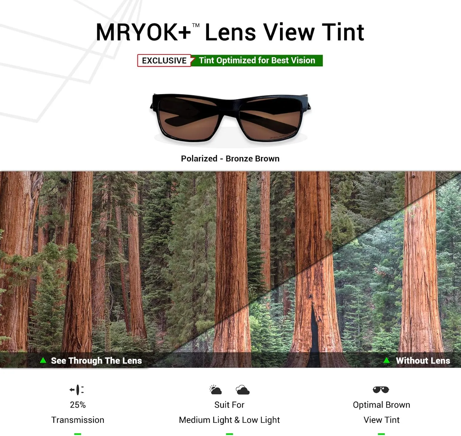 Mryok Replacement Lenses for Oakley Fuel Cell OO9096 - Options