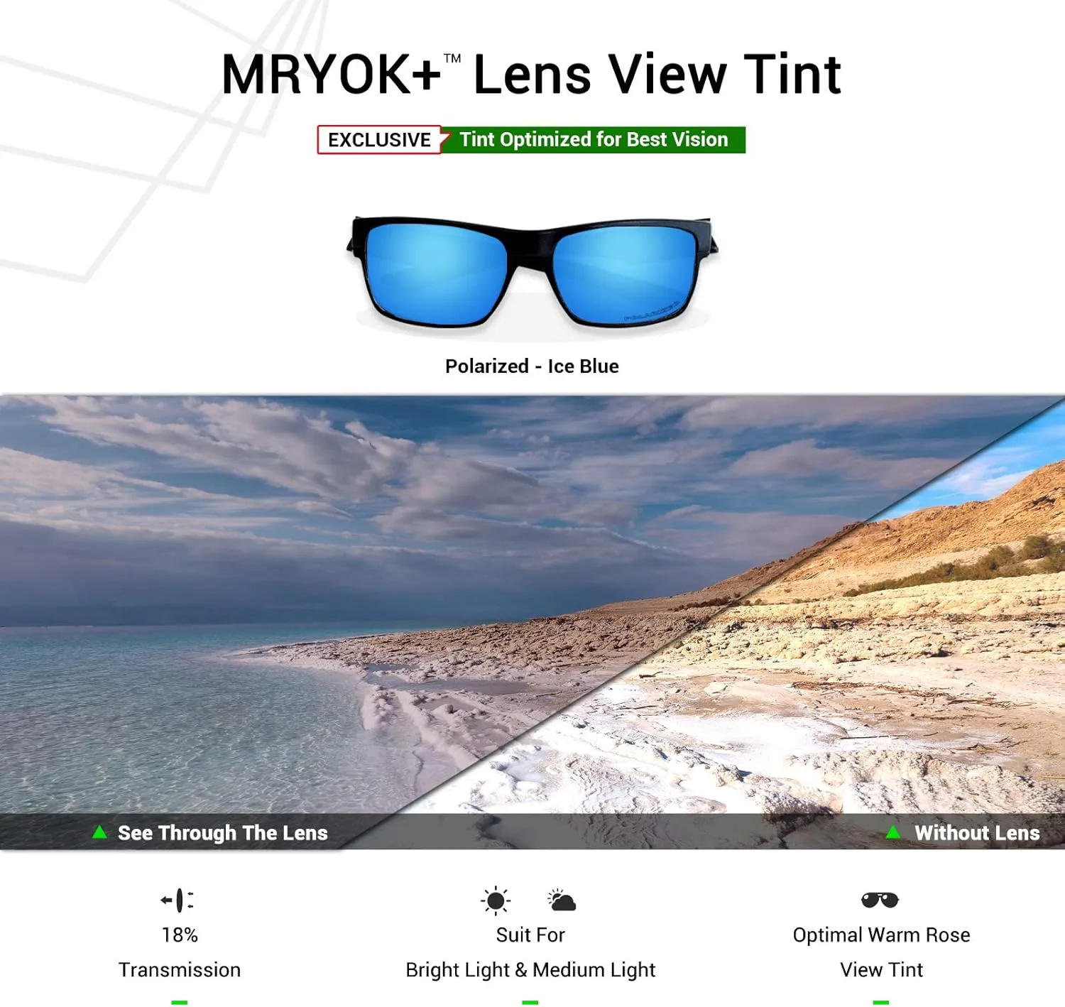 Mryok Replacement Lenses for Oakley Gascan OO9014 - Options