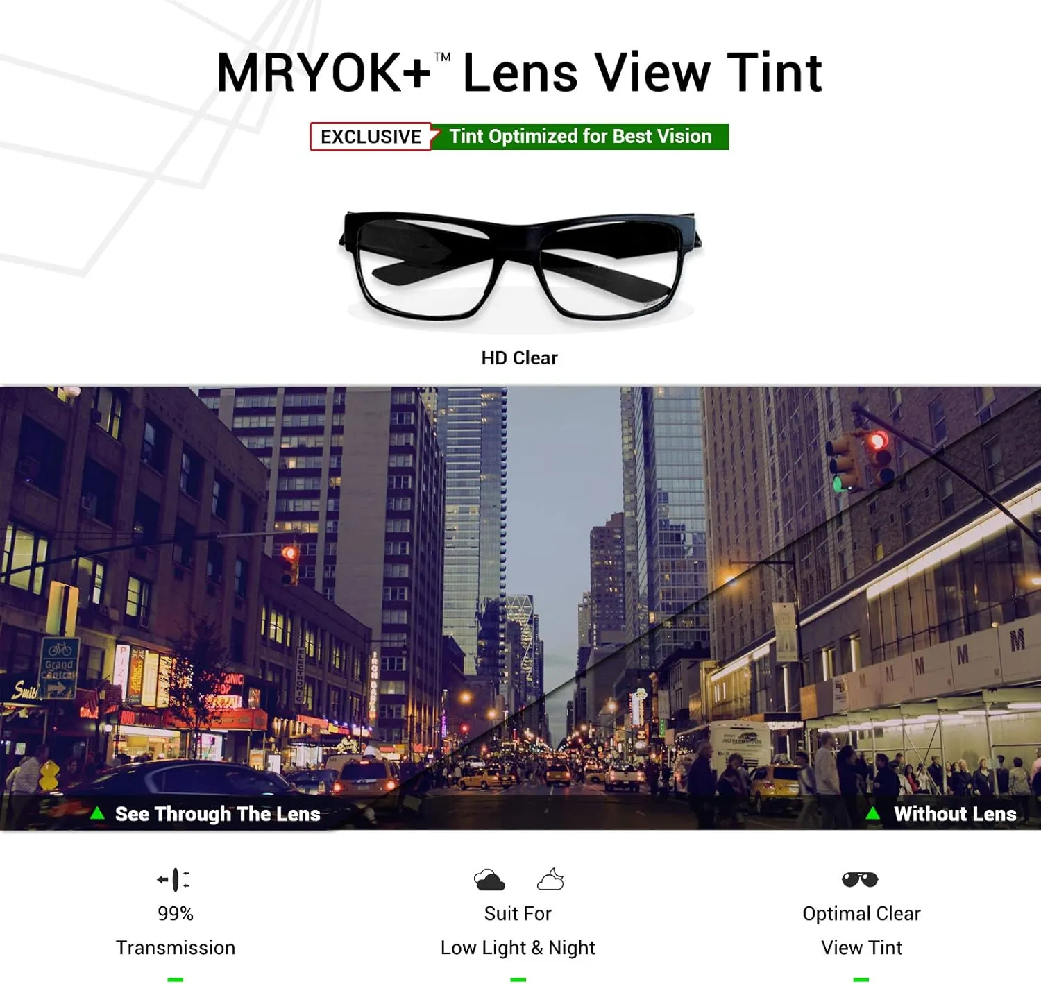 Mryok Replacement Lenses for Oakley Hijinx OO9021 - Options