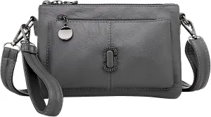 Multi Layer Small Bag Women'S Bag All Pu Leather Simple Shoulder Messenger Bag Fashion Mobile Phone Computer
