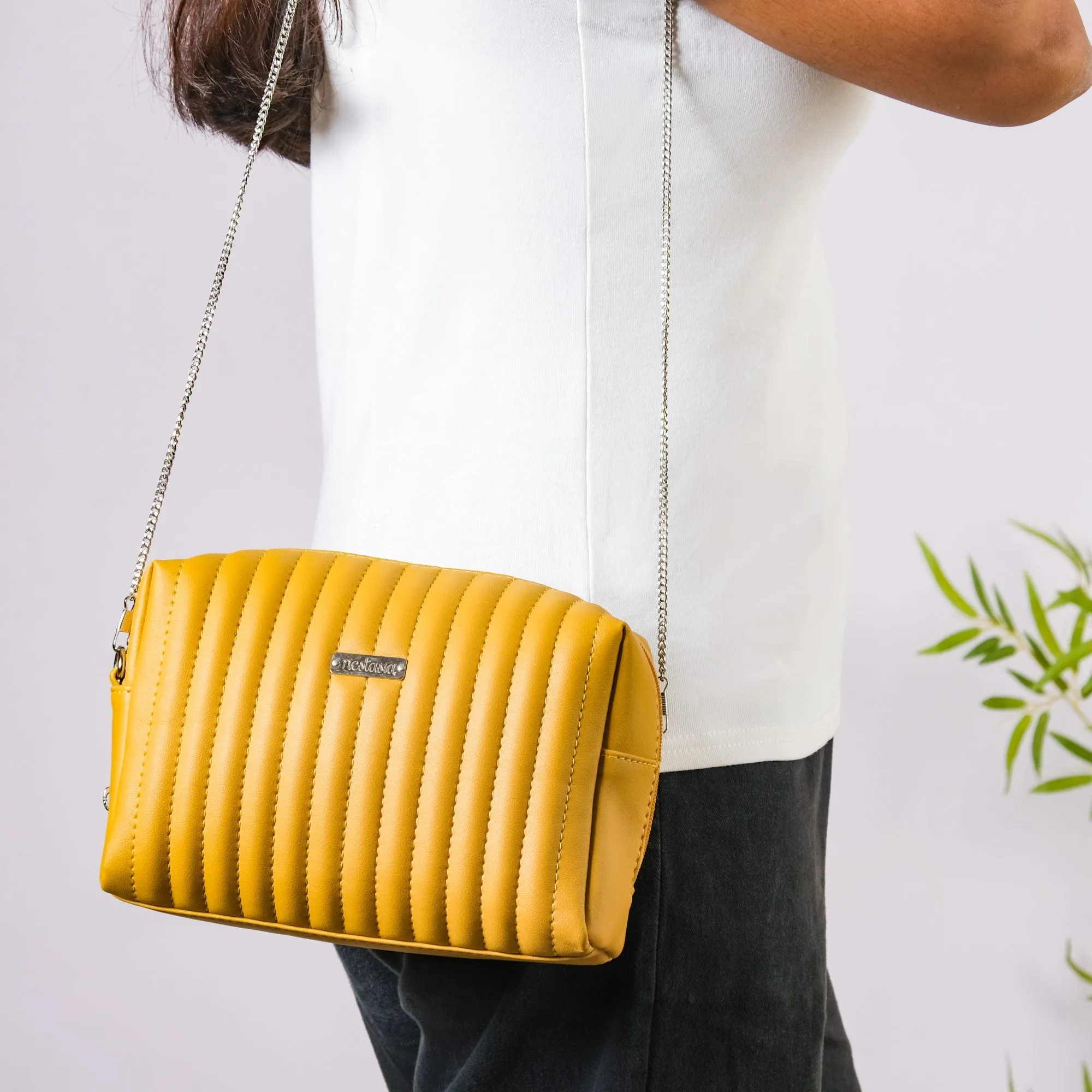 Multipurpose Travel Pouch Set of 3 Yellow