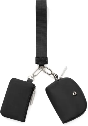 Mum's memory Mini Zip Around Wristlet Wallet for Women Dual Pouch Wristlet Portable keychain wallet Coin Purse Mini Women Coin Pocket