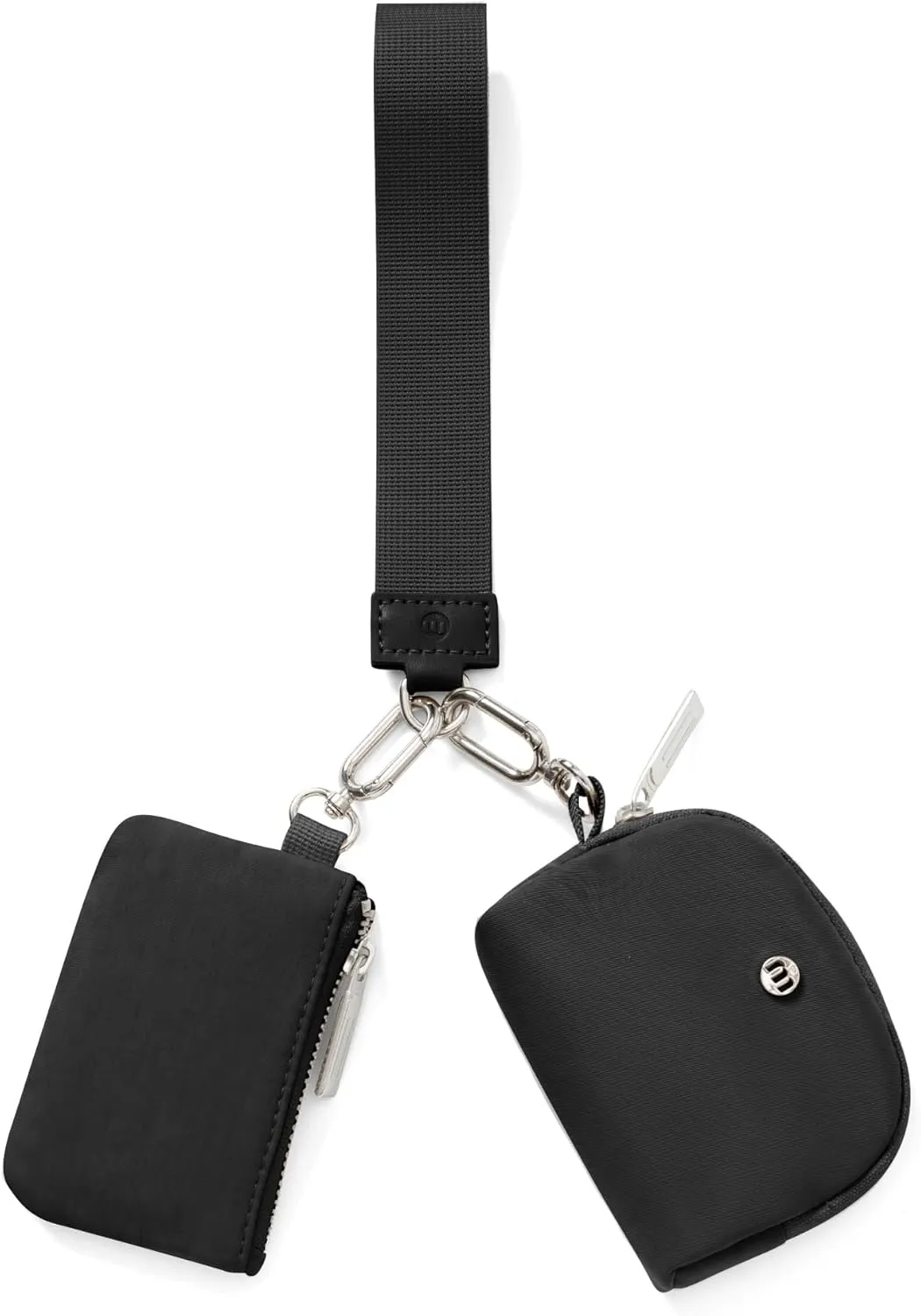 Mum's memory Mini Zip Around Wristlet Wallet for Women Dual Pouch Wristlet Portable keychain wallet Coin Purse Mini Women Coin Pocket