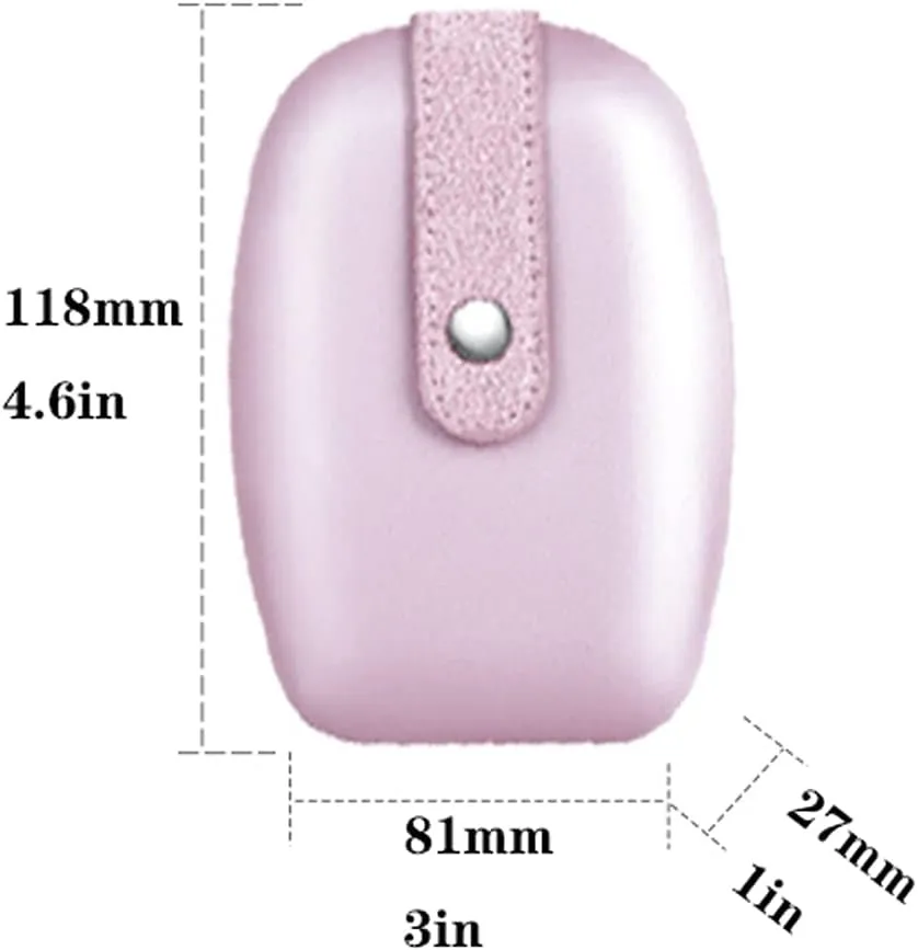 Nail Clippers Set Nail Clippers,Mini Manicure Set Nail Clipper Set 6 in 1 Stainless Steel Pedicure Care Grooming Kit ​with Portable Travel Case Manicure Set (Color : Pink)