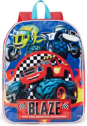 Nickelodeon Blaze & The Monster Machines 15' Kids Backpack | Padded Straps & Large Zip Compartment