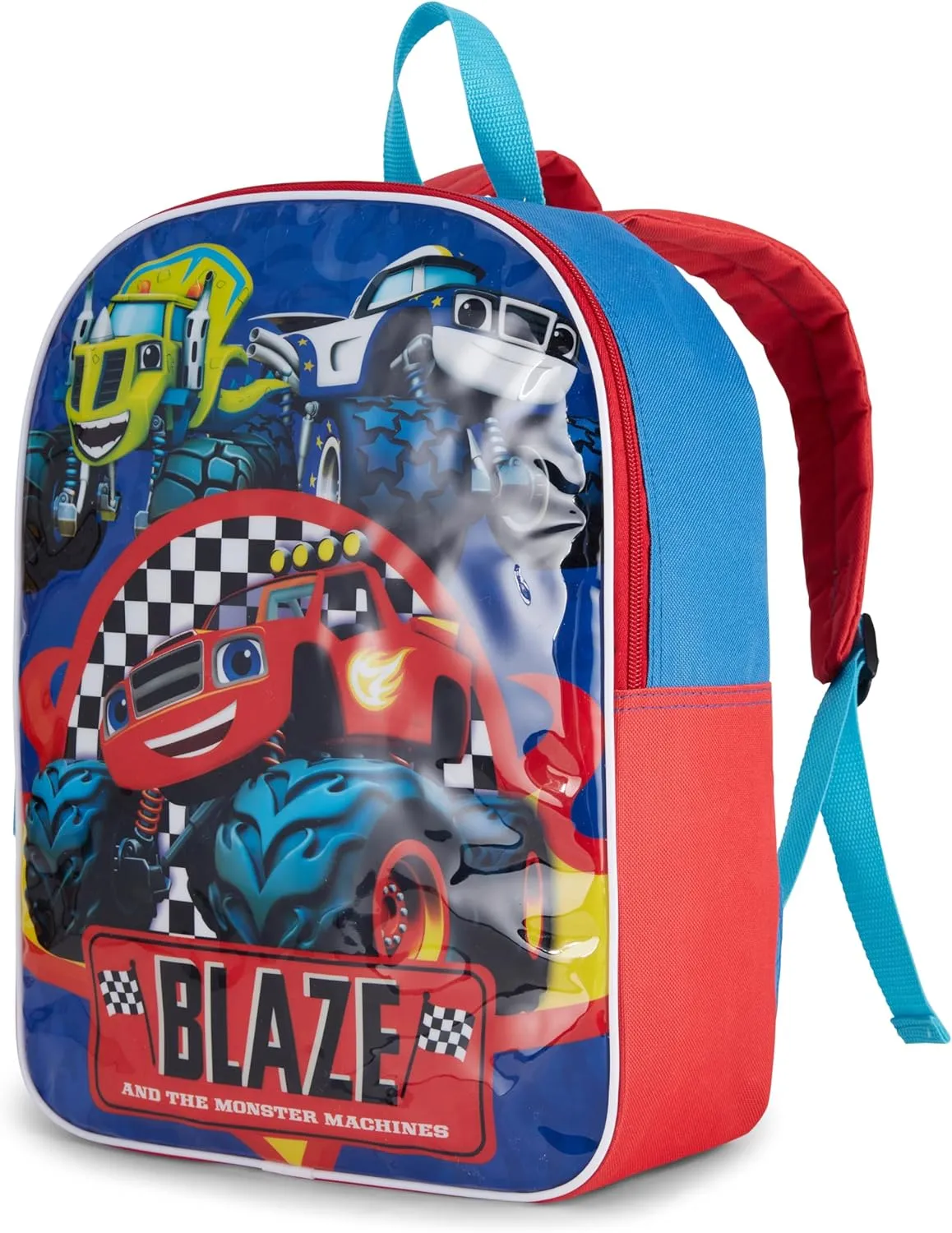 Nickelodeon Blaze & The Monster Machines 15' Kids Backpack | Padded Straps & Large Zip Compartment