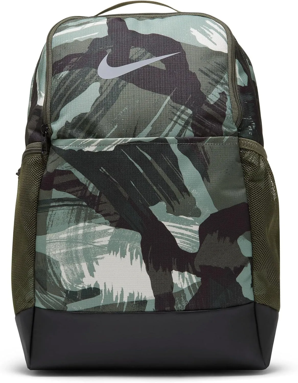 Nike Brasilia Medium Printed Green Training Backpack