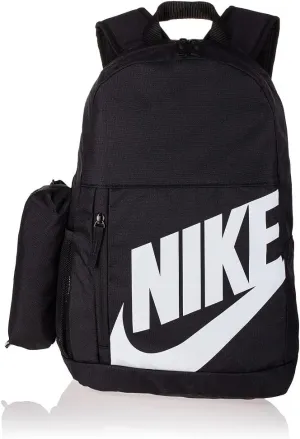 NIKE Youth Elemental Backpack - Fall'19, Black/Black/White, Misc