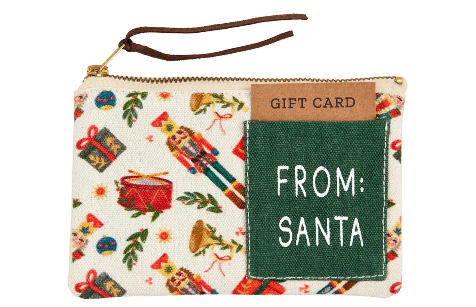 Nutcracker gift card pouches