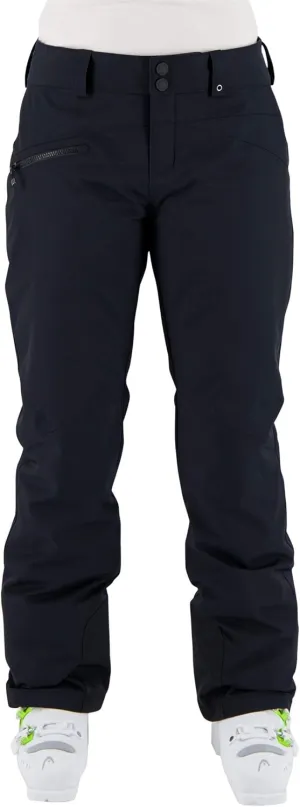 Obermeyer Malta Pants for Women - Adjustable Fleece Lined Waistband and Reinforved Hemline, Fashionable and Casual Pants Black 14 R