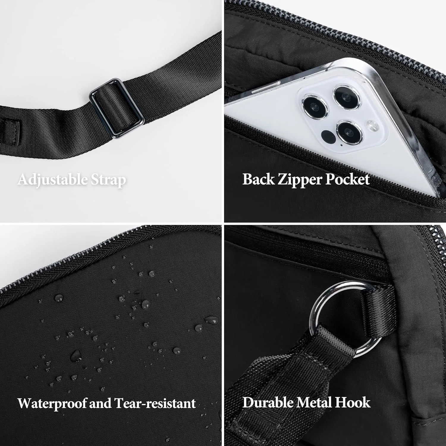 ODODOS Crossbody Bag with Adjustable Strap Small Shoulder Pouch for Workout Running Traveling Hiking