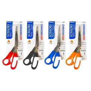 Office Scissors 8" Left Handed Bent