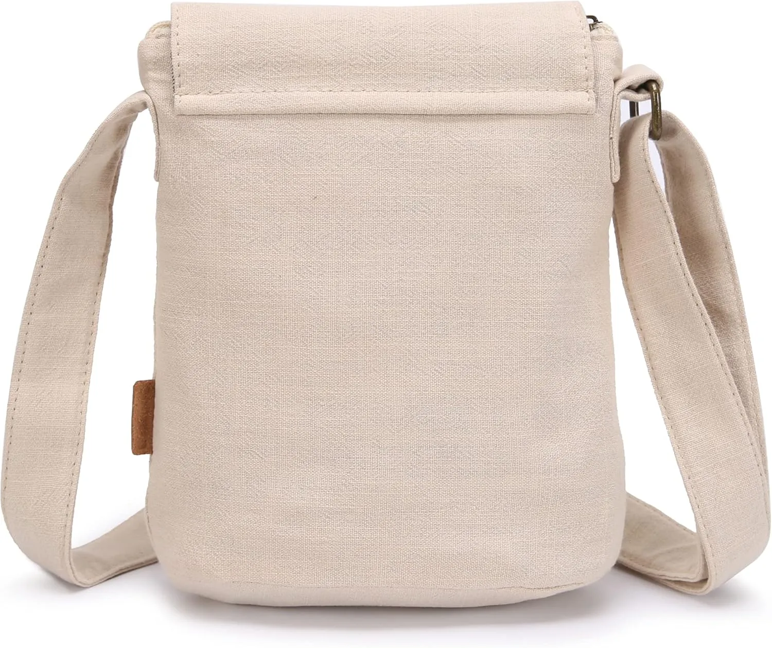 OPQRSTU Women's Retro Small Size Canvas Shoulder Bag Hippie Boho Crossbody Handbag