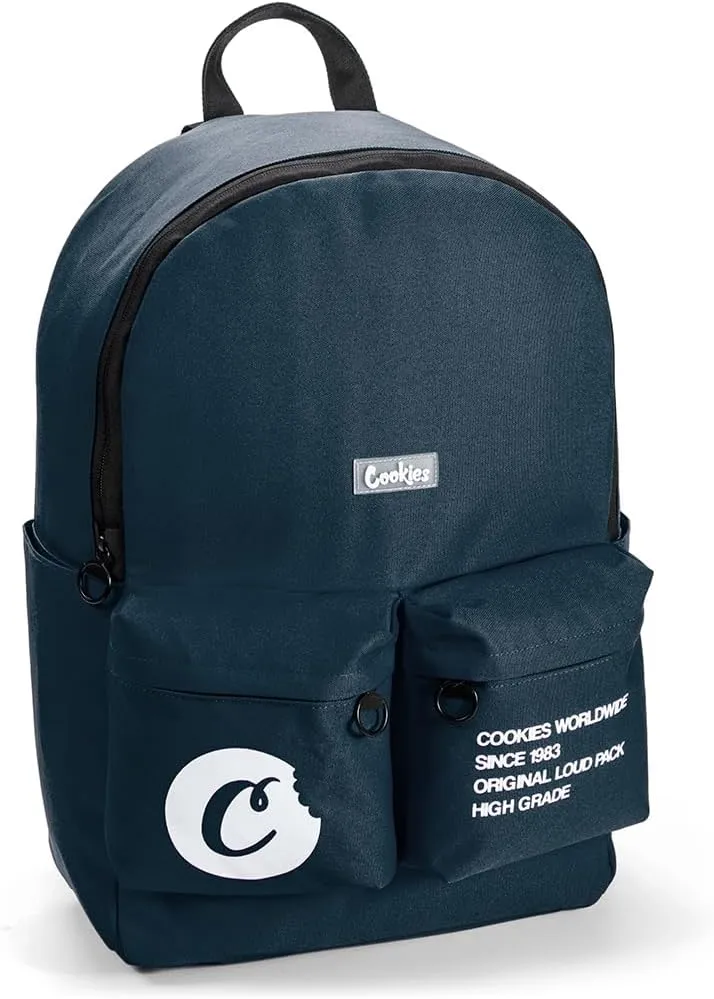 Orion Canvas Smell Proof Backpack - Navy