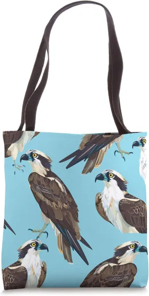 Osprey Cartoon Animal Wildlife Pattern Tote Bag