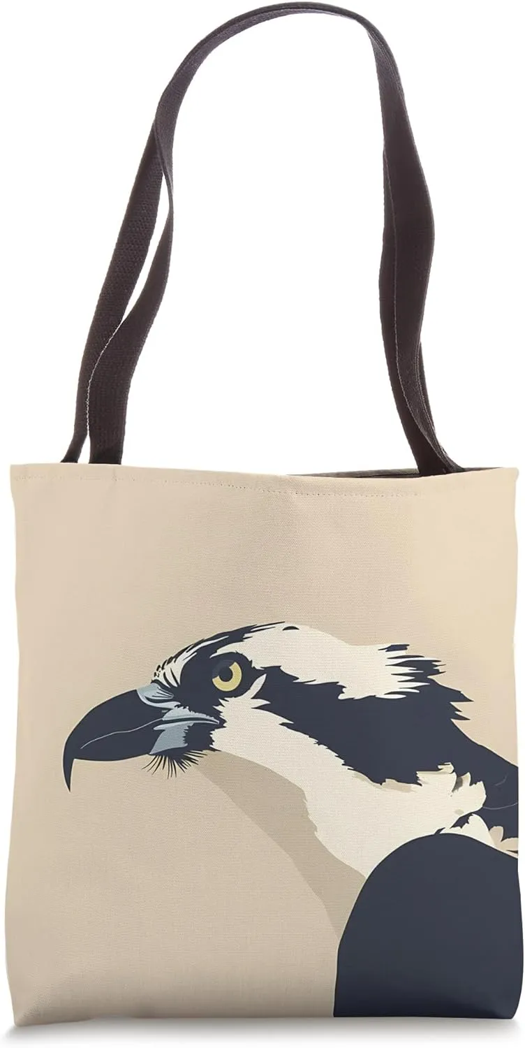 Osprey Minimalist Animal Wildlife Pattern Backpack Tote Bag