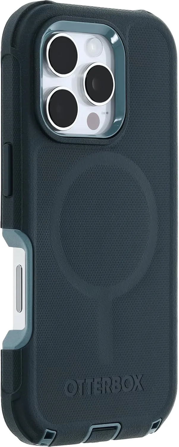Otterbox Defender MagSafe iPhone 16 Pro Case, Sagebrush - Green, US Military MIL Standard Certified