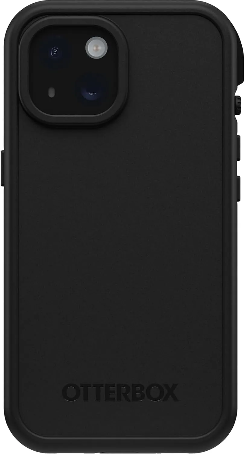 Otterbox iPhone 15 LifeProof FRE Waterproof Dustproof Snowproof Shockproof Case Compatible with MagSafe Black