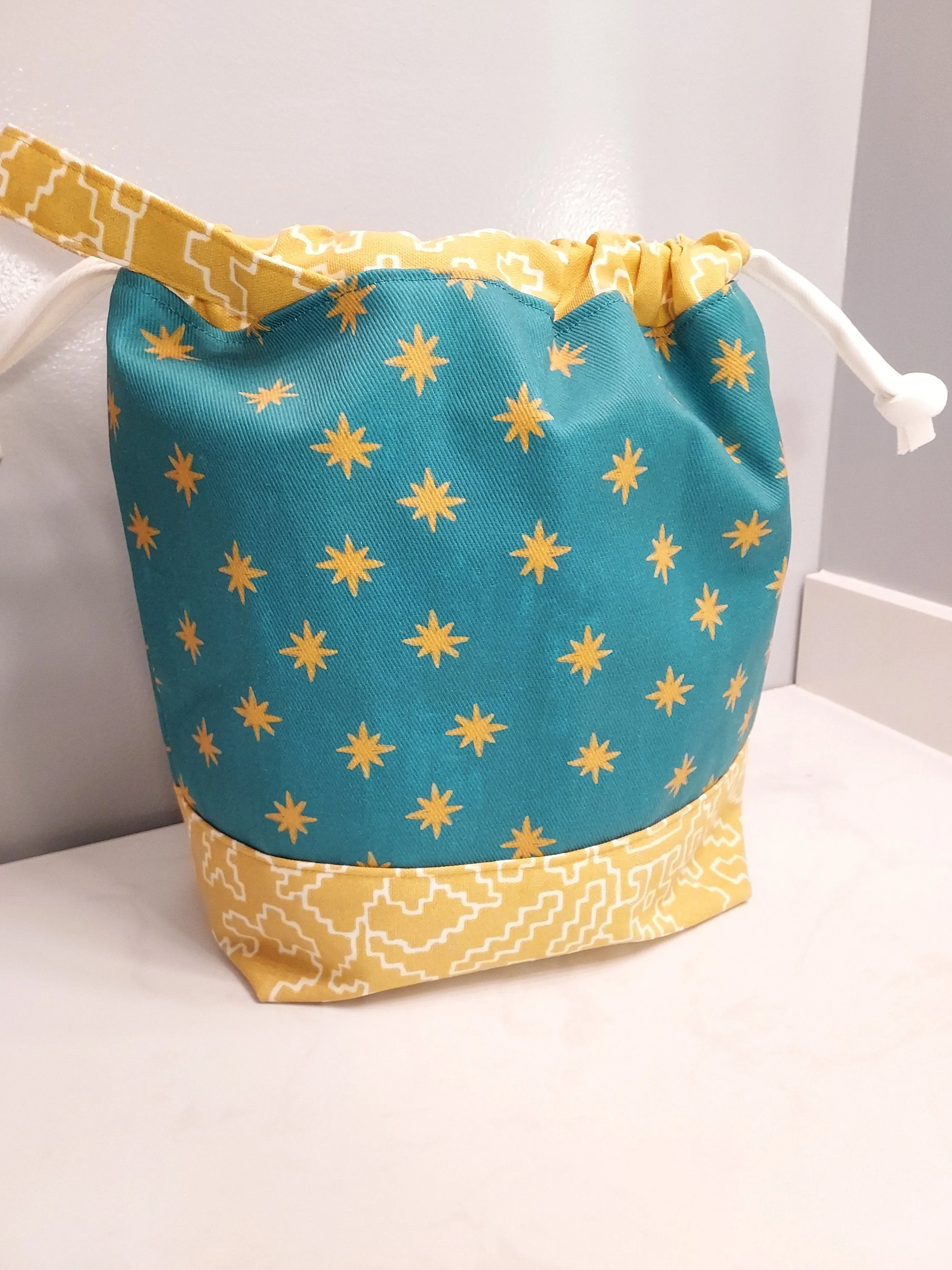 Our Lady of Guadalupe St. Juan Diego Drawstring Project Bag