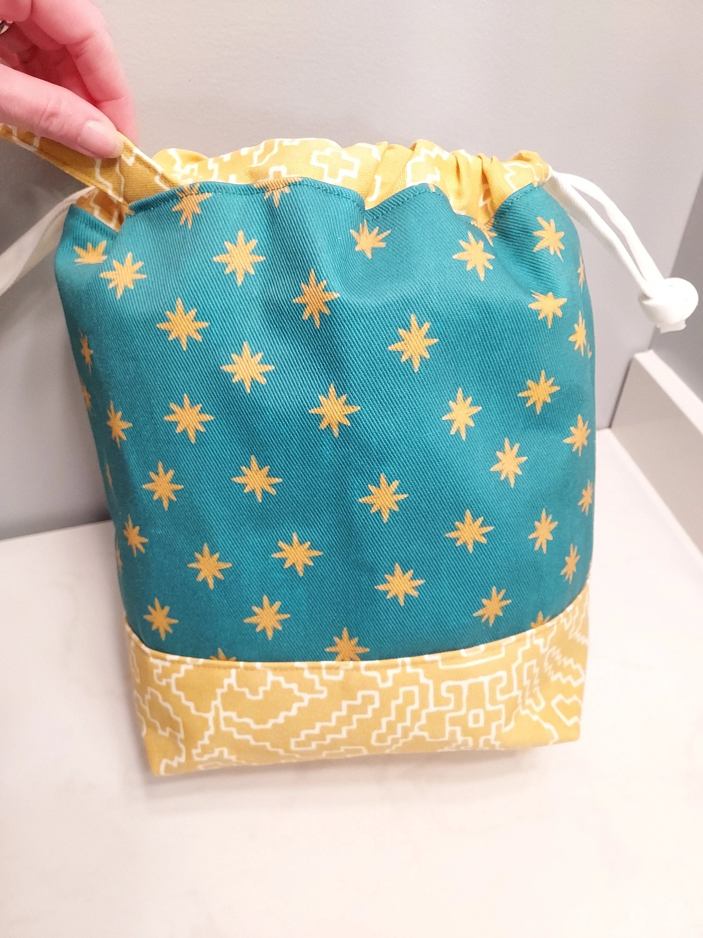 Our Lady of Guadalupe St. Juan Diego Drawstring Project Bag