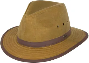 Outback Trading Company Unisex 1462 Madison River Sun-Protective Waterproof Crushable Cotton Oilskin Hat