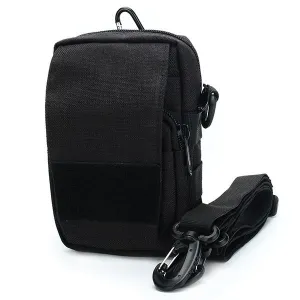 Outdoor Multi-functional Tactical Waterproof Nylon Crossbody Bag Waist Pack Black