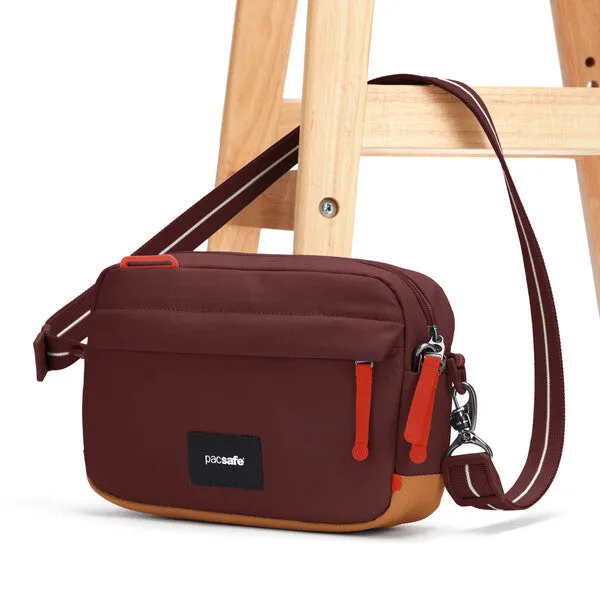 Pacsafe GO Anti-theft Crossbody square bag 35105345 Garnet Red
