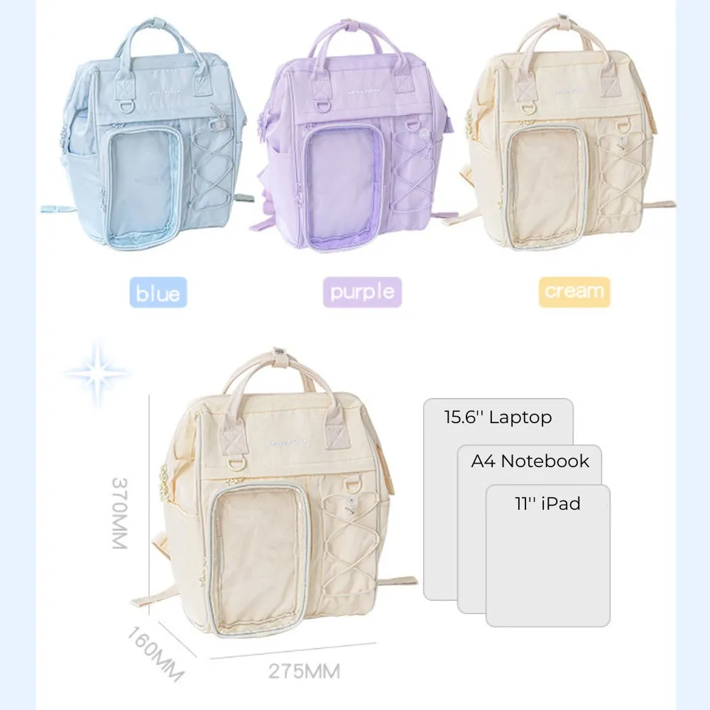Paracosm Large Capacity Square Backpack