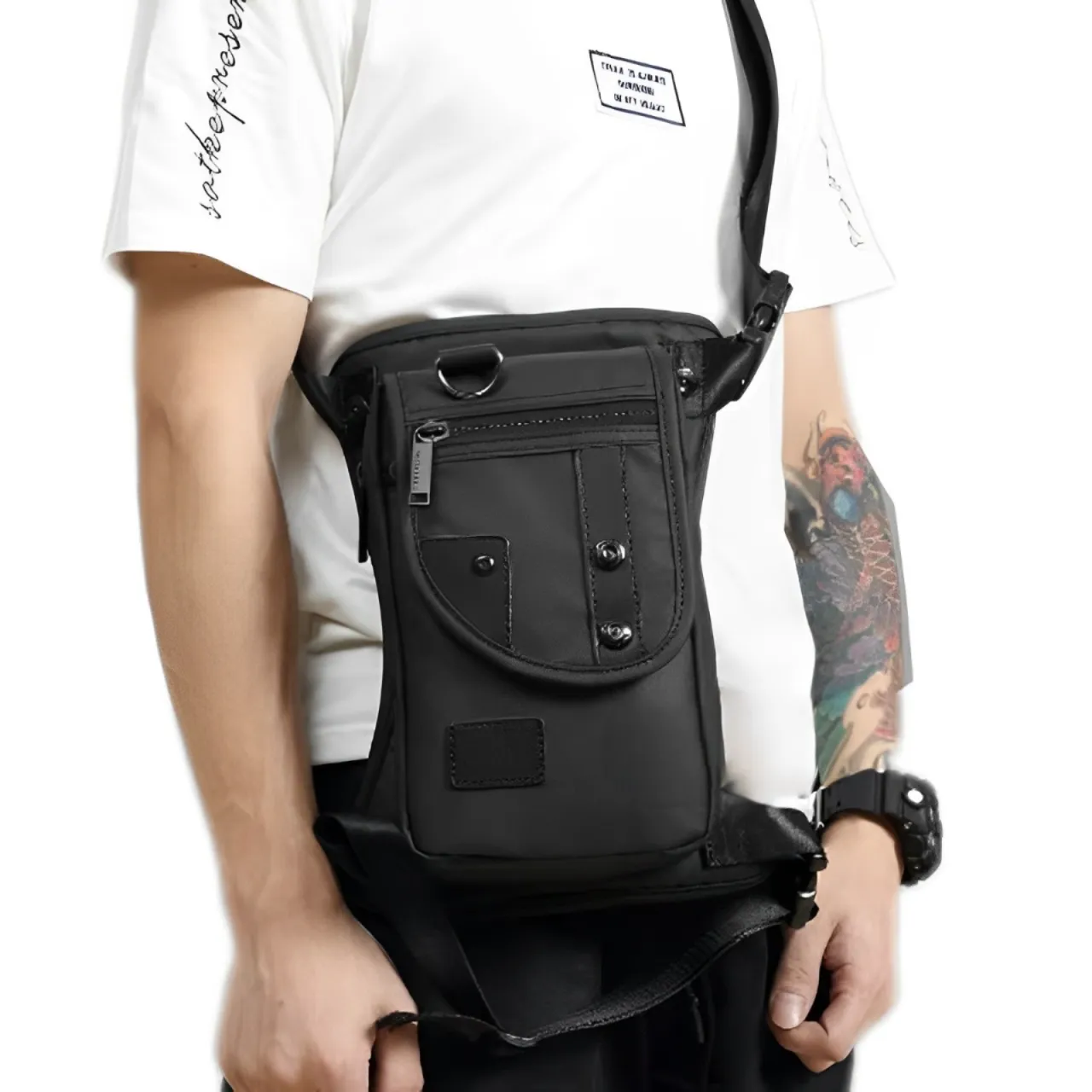 Parker| Compact Nylon Multi-Function Leg and Crossbody Bag