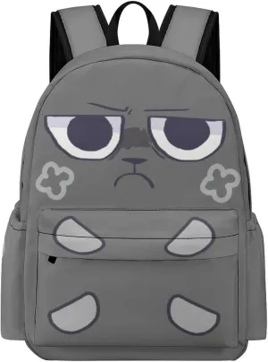 Pebble Backpack 16.5 Inch Single Compartment Double Shoulder Cartoon Cute Travel Backpack Lightweight