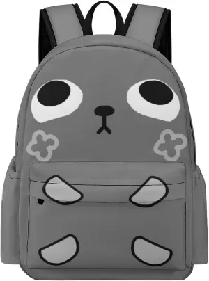 Pebble Backpack 16.5 Inch Single Compartment Double Shoulder Cartoon Cute Travel Backpack Lightweight