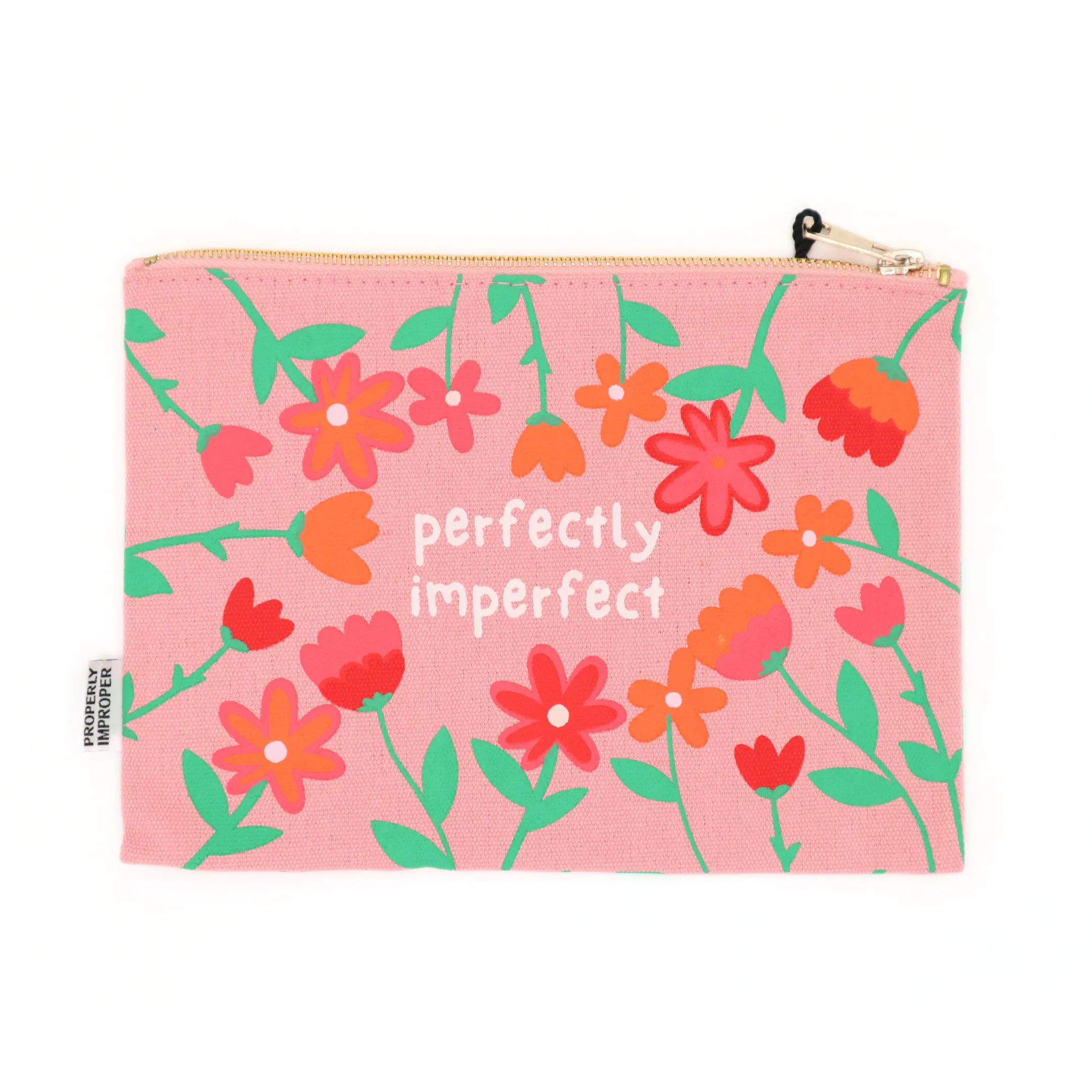 Perfectly Imperfect - Canvas Pouch