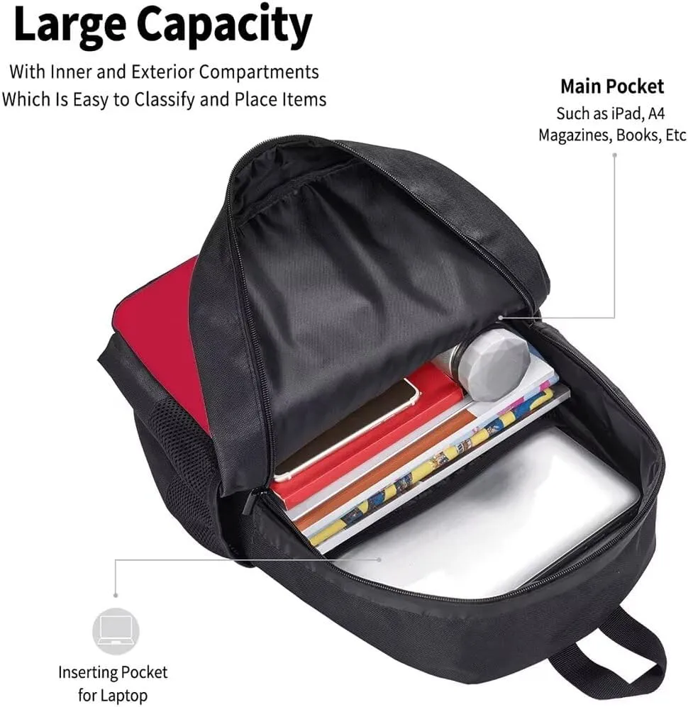 Personalized Buffalo Large Capacity Shoulder Bag Custom, Custom Personalized Name and Number Football Sports Backpack Travel Bag Computer Bag Fan Presents