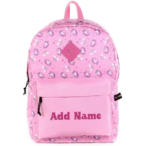 Personalized School Backpack - Unicorn