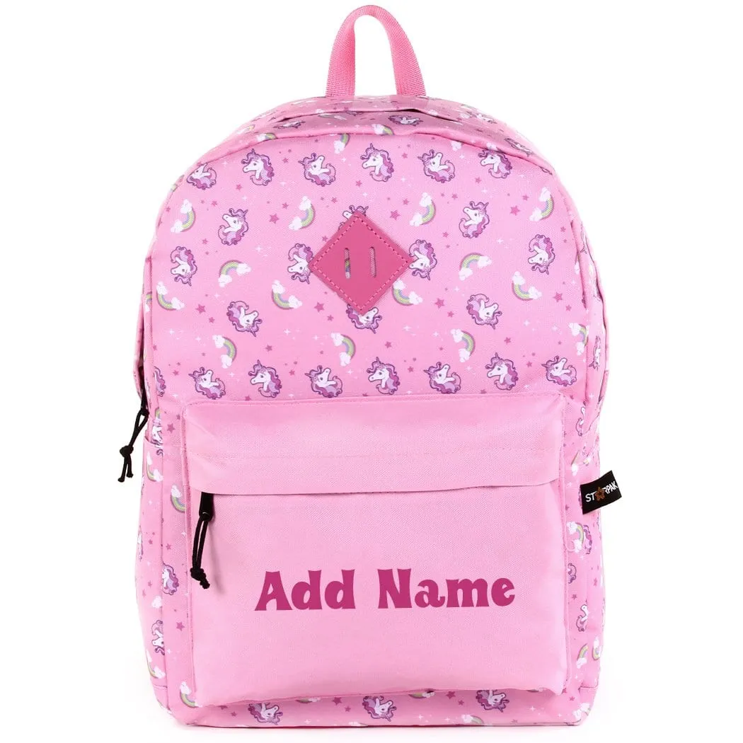 Personalized School Backpack - Unicorn