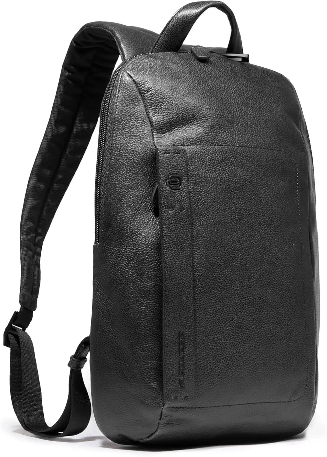 Piquadro Black Leather Men's Backpack