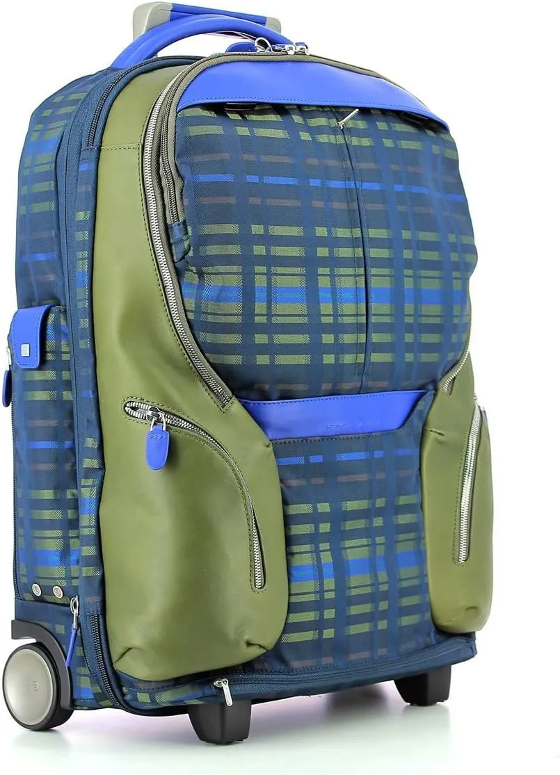 Piquadro Unisex-Adult's Roller Case, Blue, 53cm