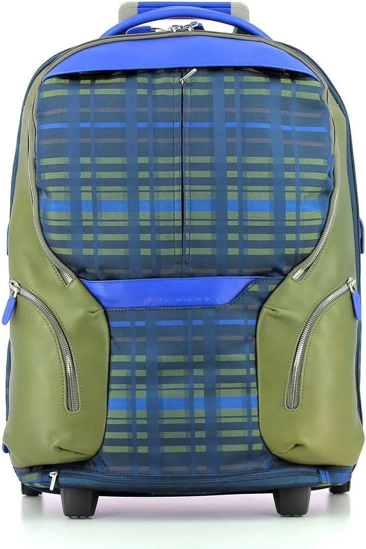 Piquadro Unisex-Adult's Roller Case, Blue, 53cm