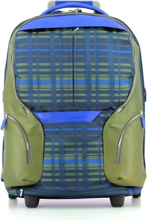 Piquadro Unisex-Adult's Roller Case, Blue, 53cm