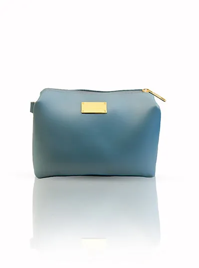 Plain Leather Makeup Pouch in Pakistan