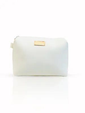 Plain Leather Makeup Pouch in Pakistan