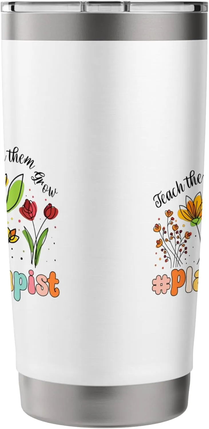 Play Therapist Appreciation Week Back to School Stainless Steel Insulated Tumbler