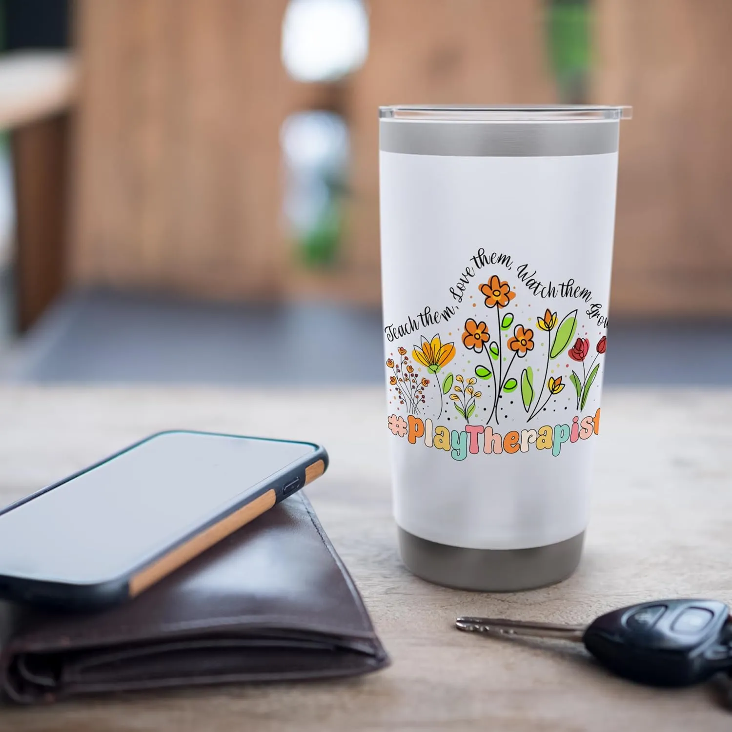 Play Therapist Appreciation Week Back to School Stainless Steel Insulated Tumbler