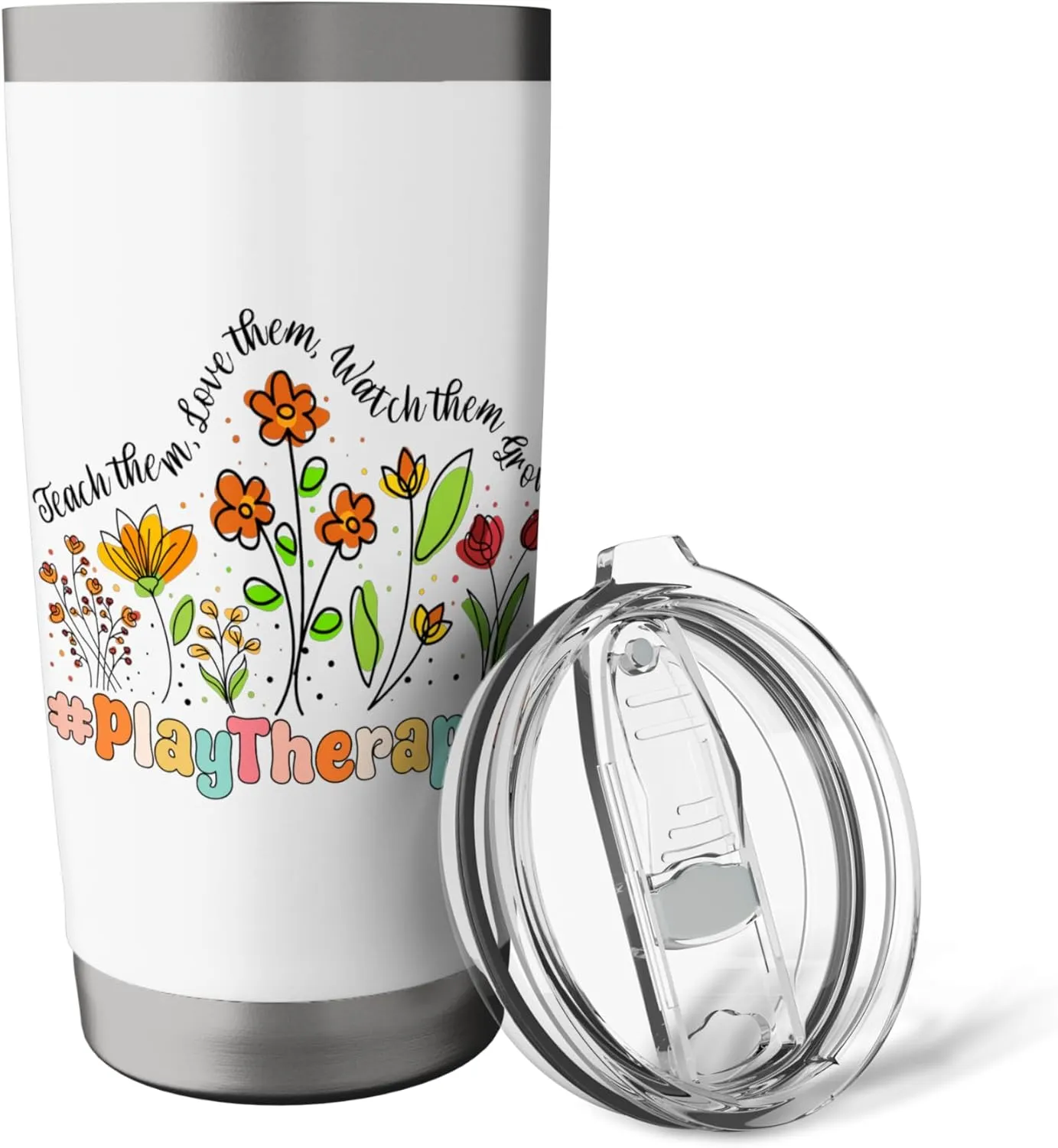 Play Therapist Appreciation Week Back to School Stainless Steel Insulated Tumbler