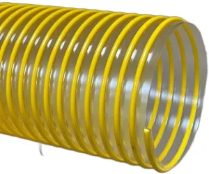 Polyurethane Quality Flexible Leaf and Lawn Vac Vacuum Hose Tubing 8 Foot of 8 Inch Fits Trac Vac Agri-Fab DR Cyclone PECO