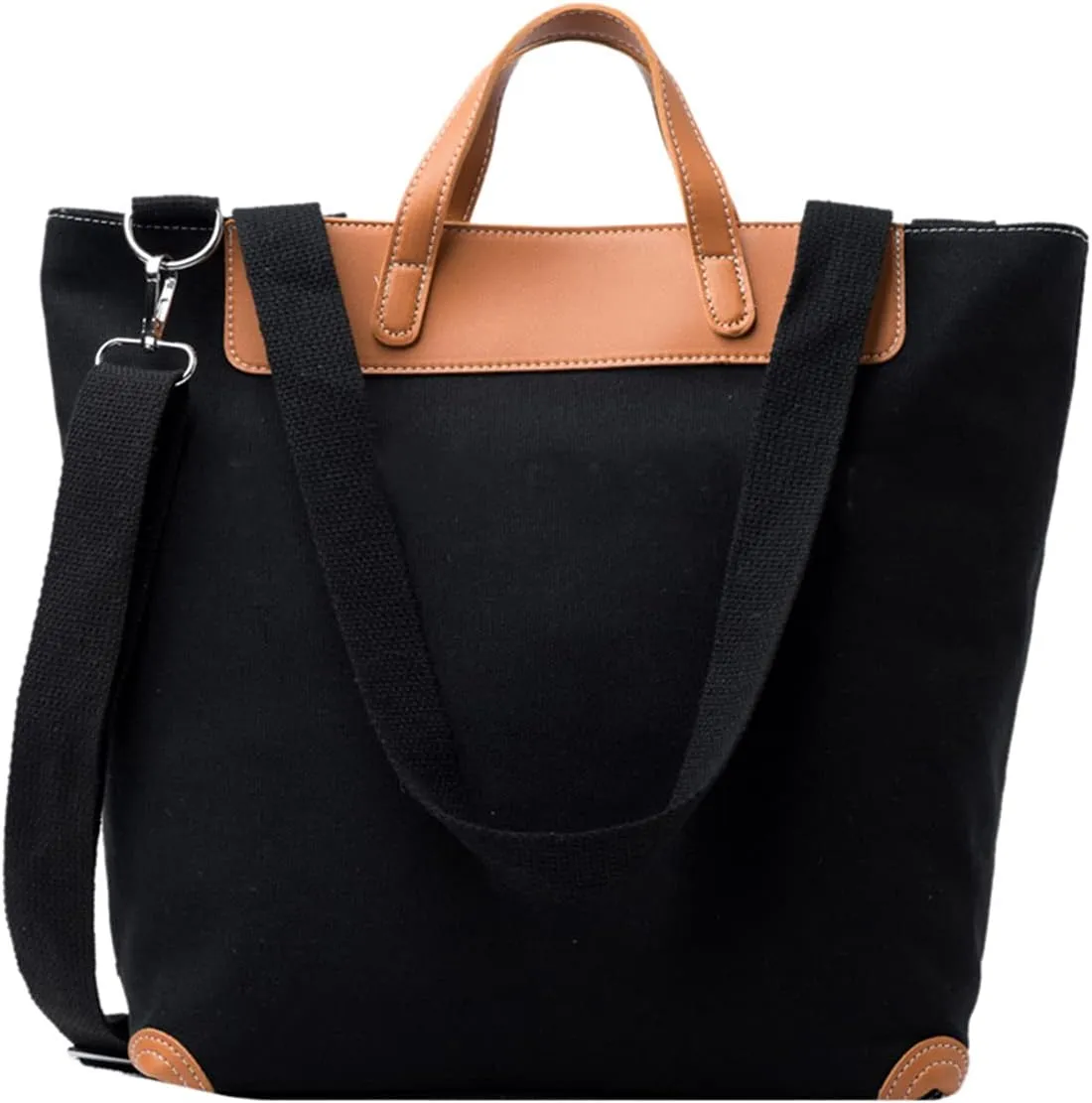 PORRASSO Women Shoulder Bag Casual Handbag Ladies Large Crossbody Bag Canvas