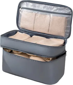 Portable Underwear Bra Storage Bag Waterproof Travel Organizers Multi-Layer Toiletry Packing Cube