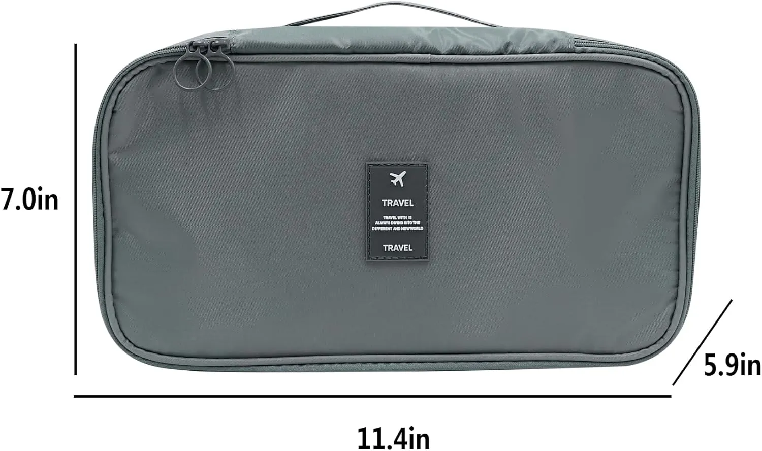 Portable Underwear Bra Storage Bag Waterproof Travel Organizers Multi-Layer Toiletry Packing Cube