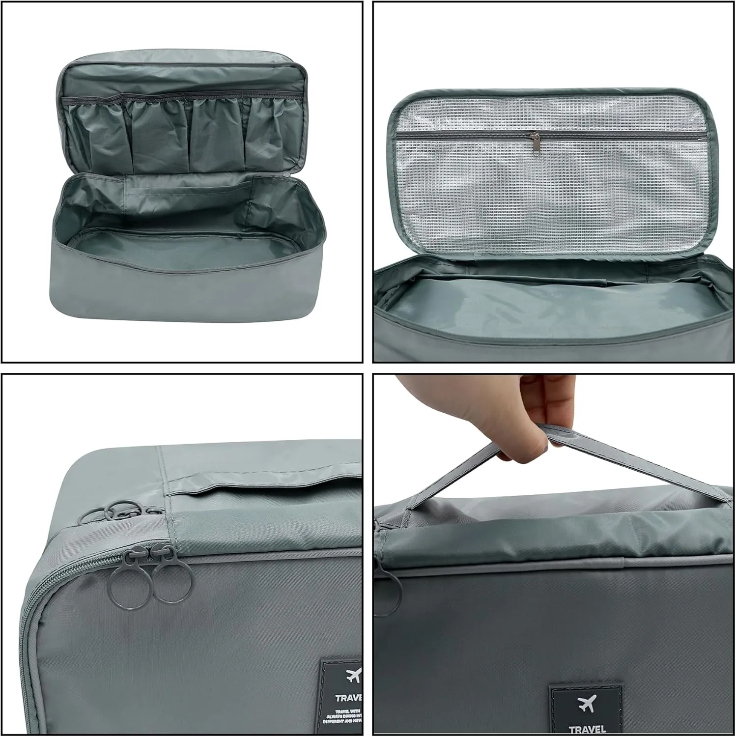Portable Underwear Bra Storage Bag Waterproof Travel Organizers Multi-Layer Toiletry Packing Cube
