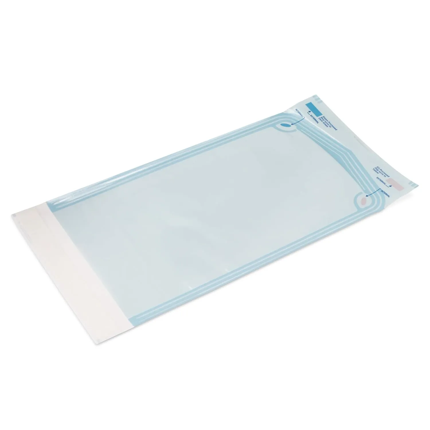 Practicon 5.25” x 11” Self-Sealing Sterilization Pouches, Autoclave Sterilizer Bags with Indicators for Dental, Medical, Tattoo, Nail Instruments and Tools, 200 Per Box